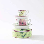 Florenza Acanto Green Espresso Saucer by Ginori 1735