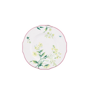 Florenza Acanto Green Flat Dinner Plate by Ginori 1735