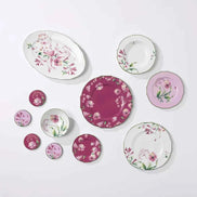 Florenza Malva Pink Soup Plate by Ginori 1735