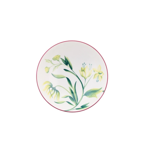 Florenza Acanto Green Fruit Bowl by Ginori 1735