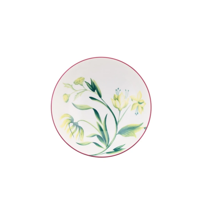 Florenza Acanto Green Fruit Bowl by Ginori 1735