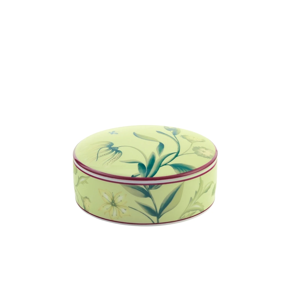 Florenza Acanto Green Trinket Box by Ginori 1735