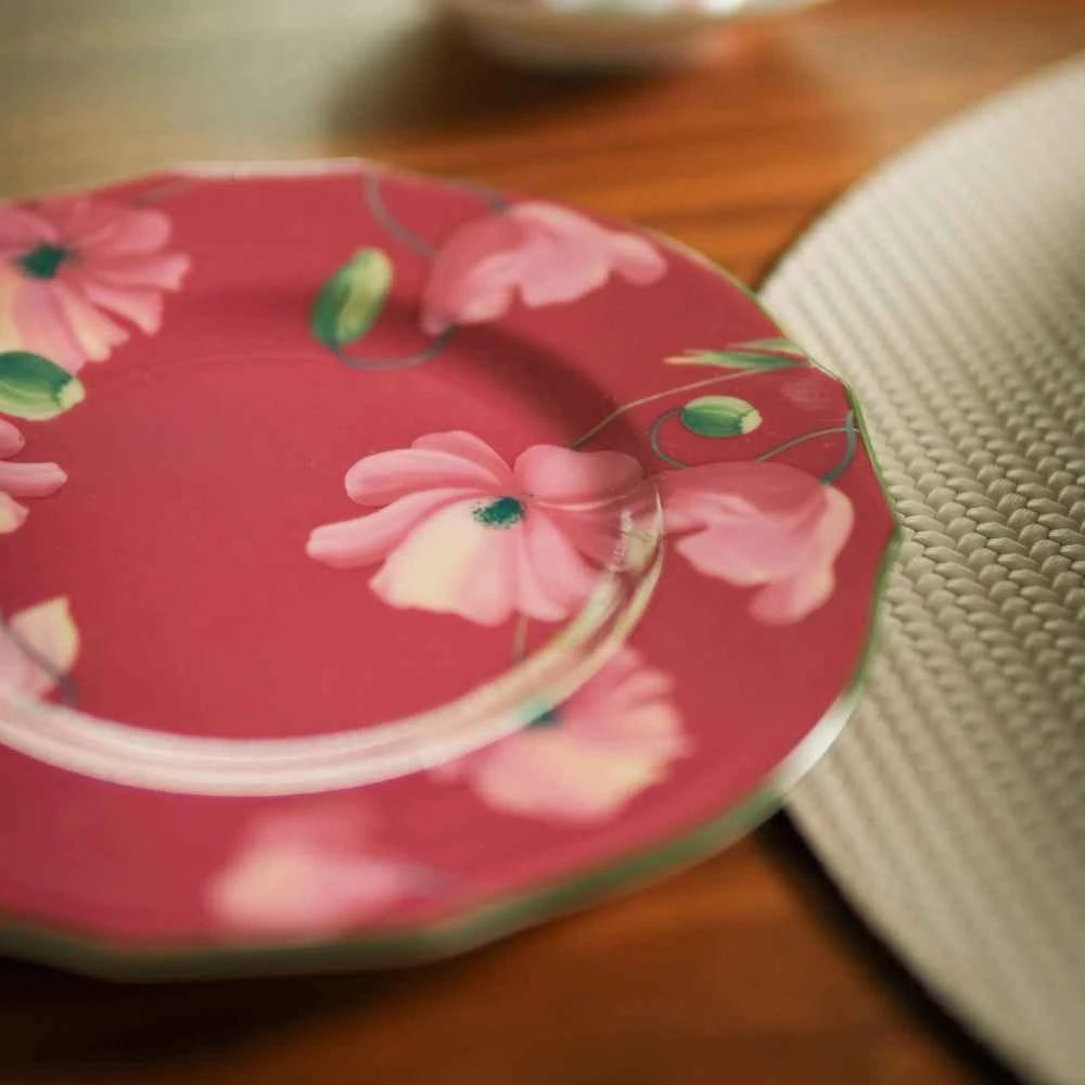 Florenza Malva Pink Bread Plate by Ginori 1735