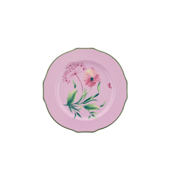 Florenza Malva Pink Dessert Plate by Ginori 1735