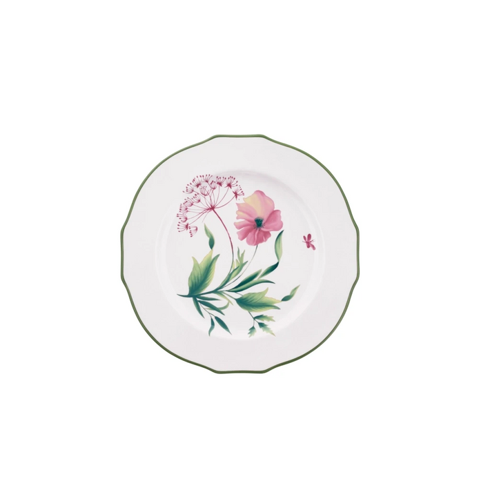 Florenza Malva Decorated Dessert Plate by Ginori 1735