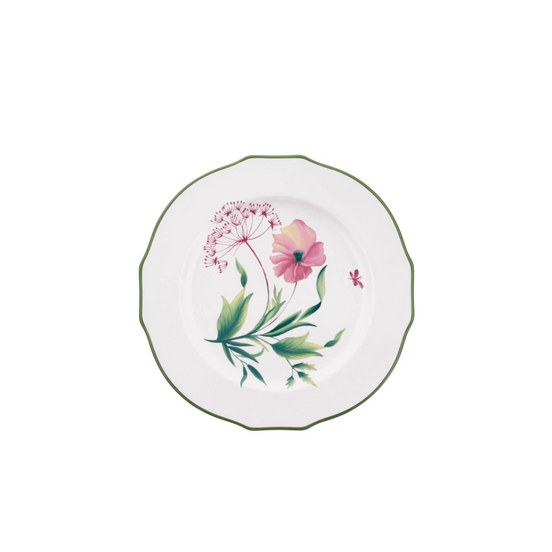 Florenza Malva Decorated Dessert Plate by Ginori 1735