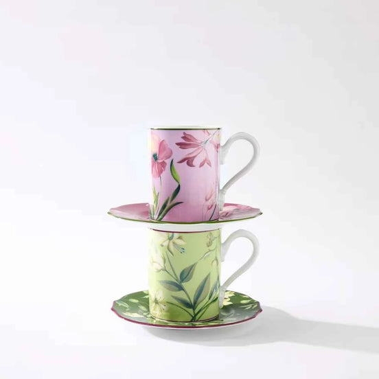Florenza Malva Pink Mug by Ginori 1735