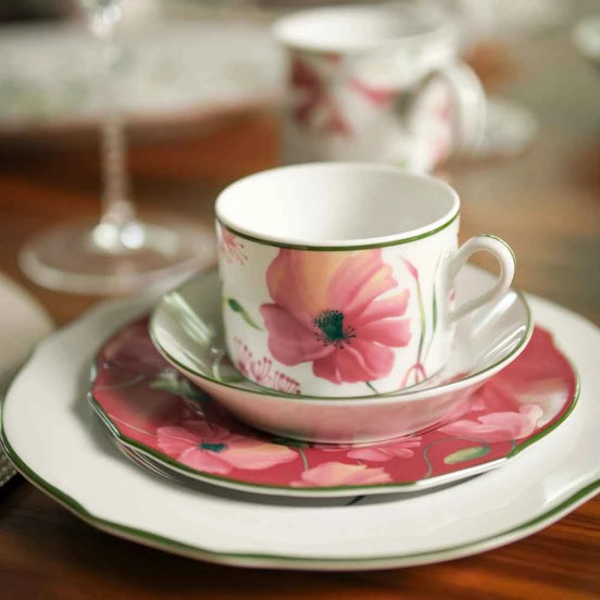 Florenza Malva Pink Tea Cup by Ginori 1735