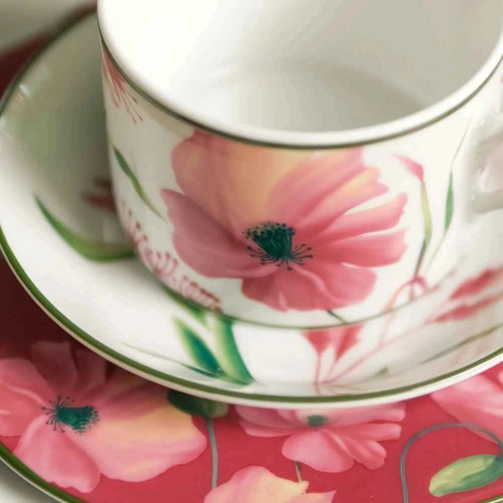 Florenza Malva Pink Tea Cup by Ginori 1735