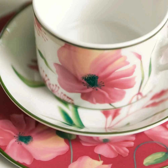 Florenza Malva Pink Tea Cup by Ginori 1735