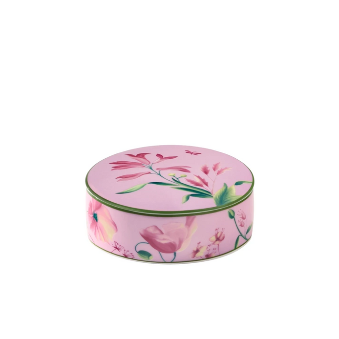 Florenza Malva Pink Trinket Box by Ginori 1735
