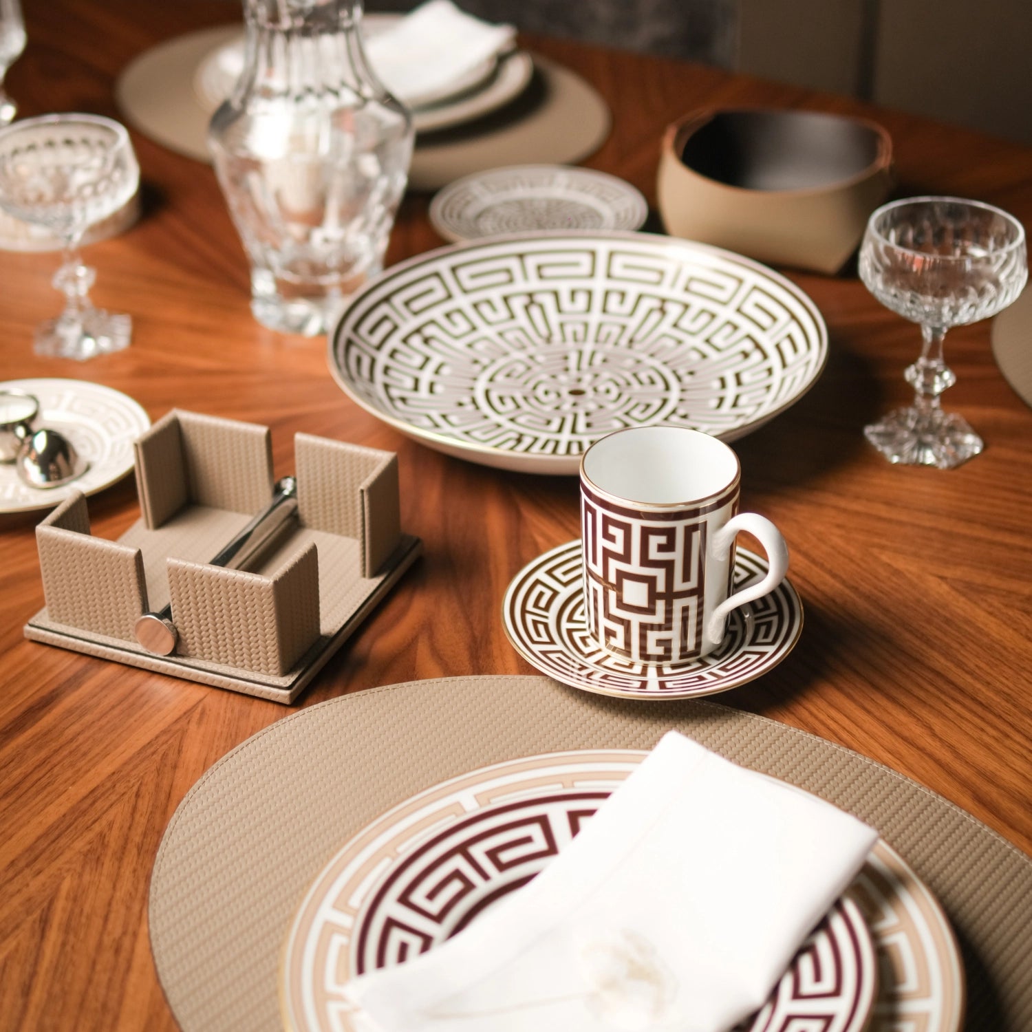 A wide selection of the Labirinto collection is available exclusively at Archideco Interior Gallery in Riga