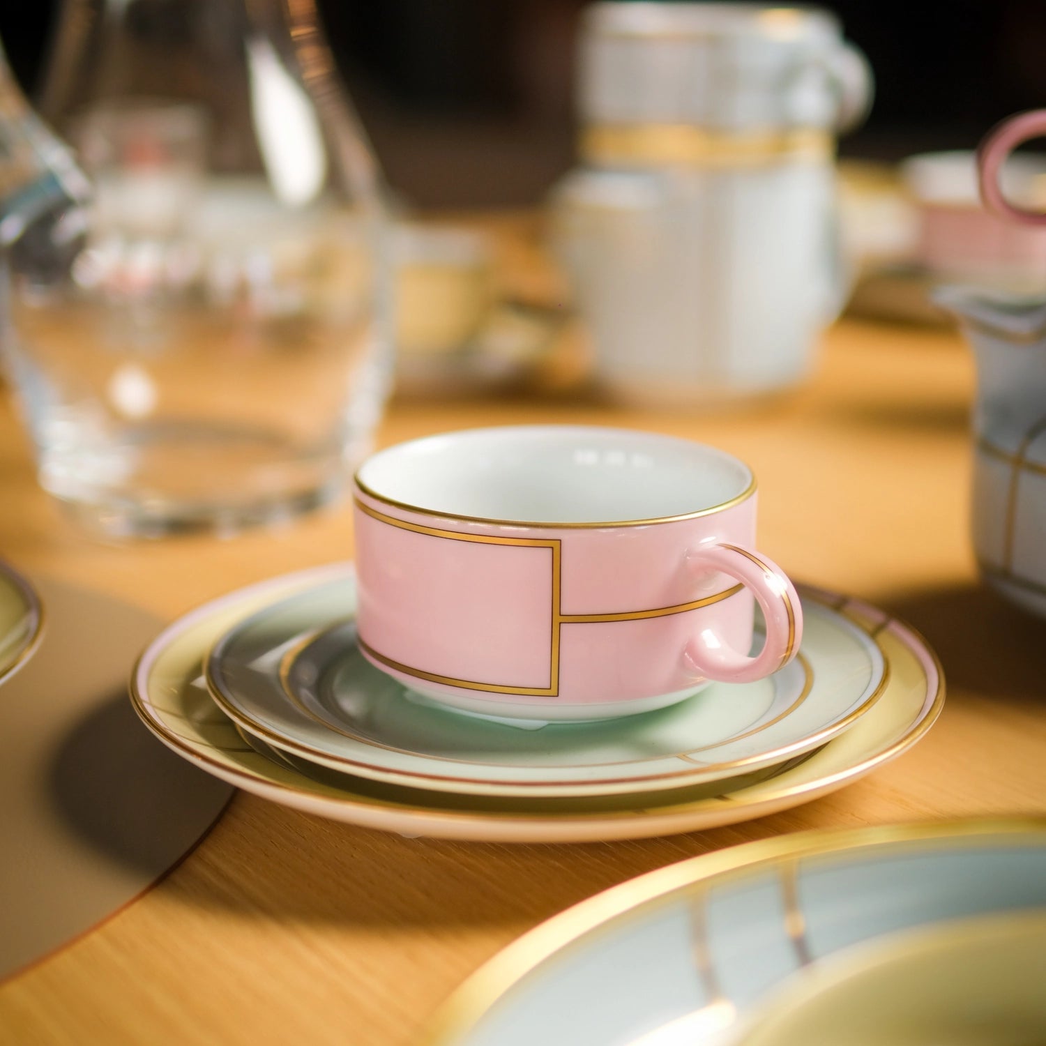 DIVA Celeste Flat Plate by Ginori 1735