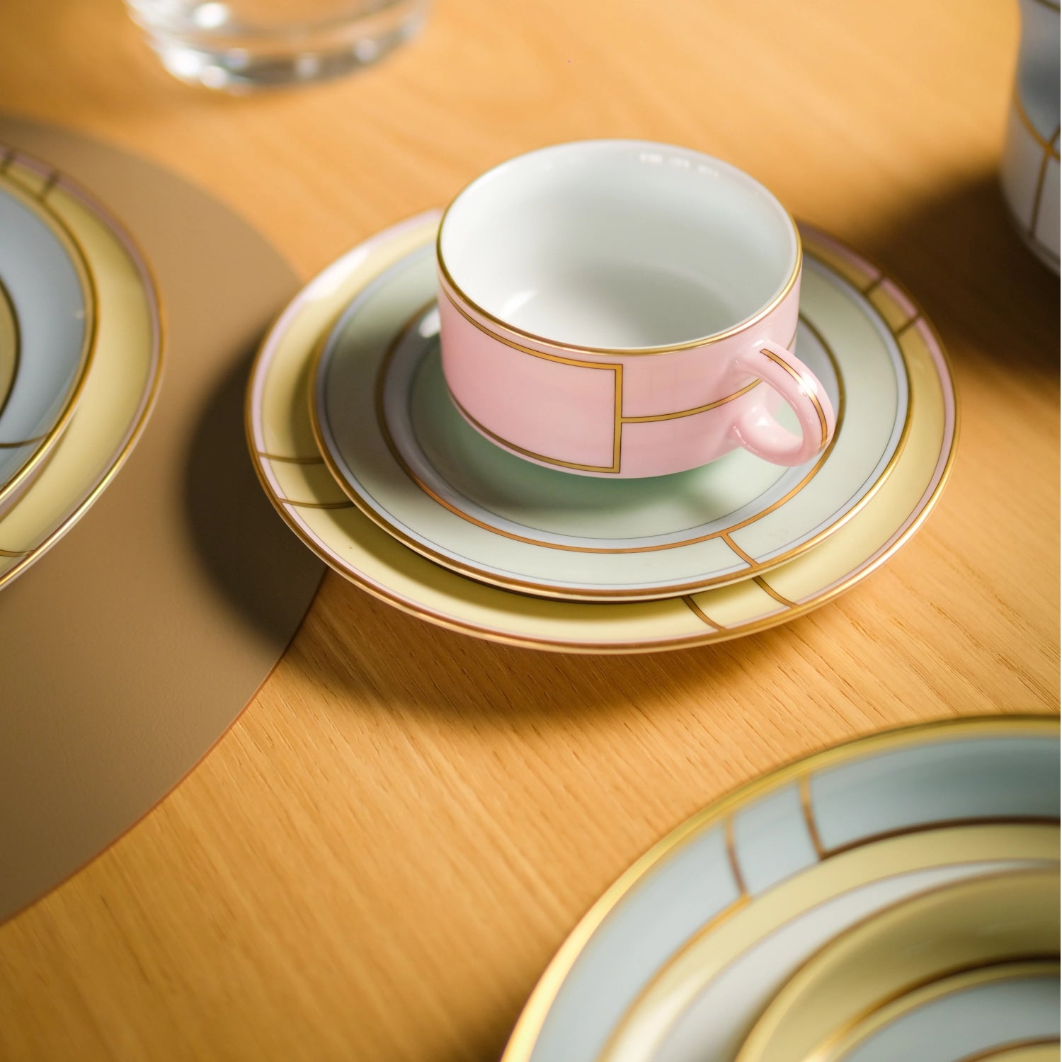 DIVA Celeste Flat Plate by Ginori 1735