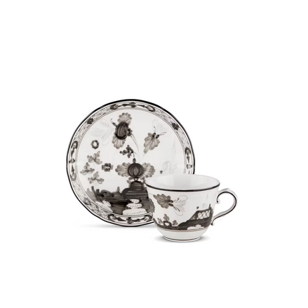 Oriente Italiano Albus Coffee Saucer by Ginori 1735