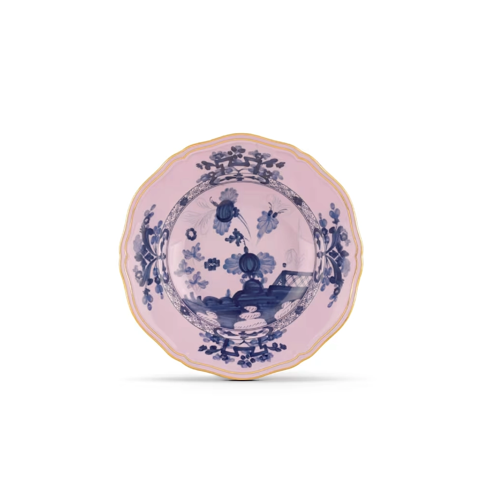 Oriente Italiano Azalea Soup Plate by Ginori 1735
