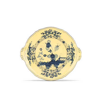 Oriente Italiano Citrino Cake Plate by Ginori 1735