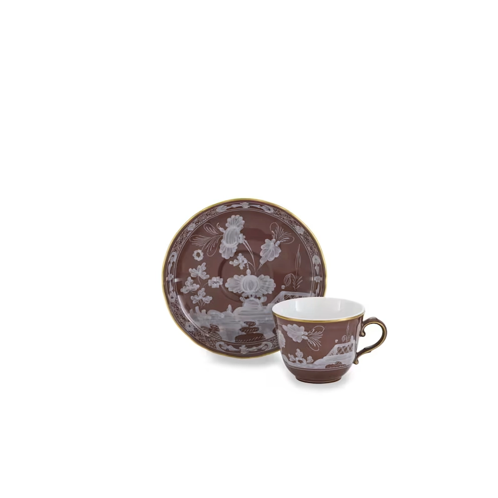 Oriente Italiano Castagna Coffee Cup by Ginori 1735