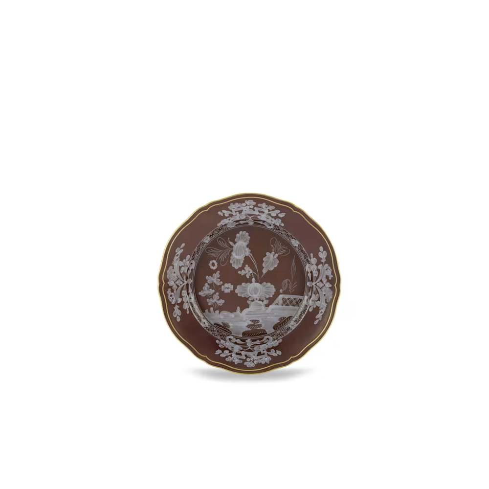 Oriente Italiano Castagna Dessert Plate by Ginori 1735