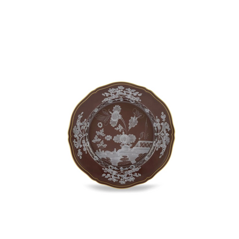 Oriente Italiano Castagna Flat Dinner Plate by Ginori 1735
