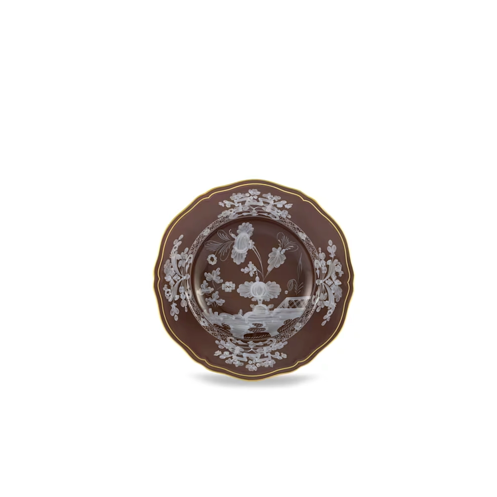 Oriente Italiano Castagna Soup Plate by Ginori 1735