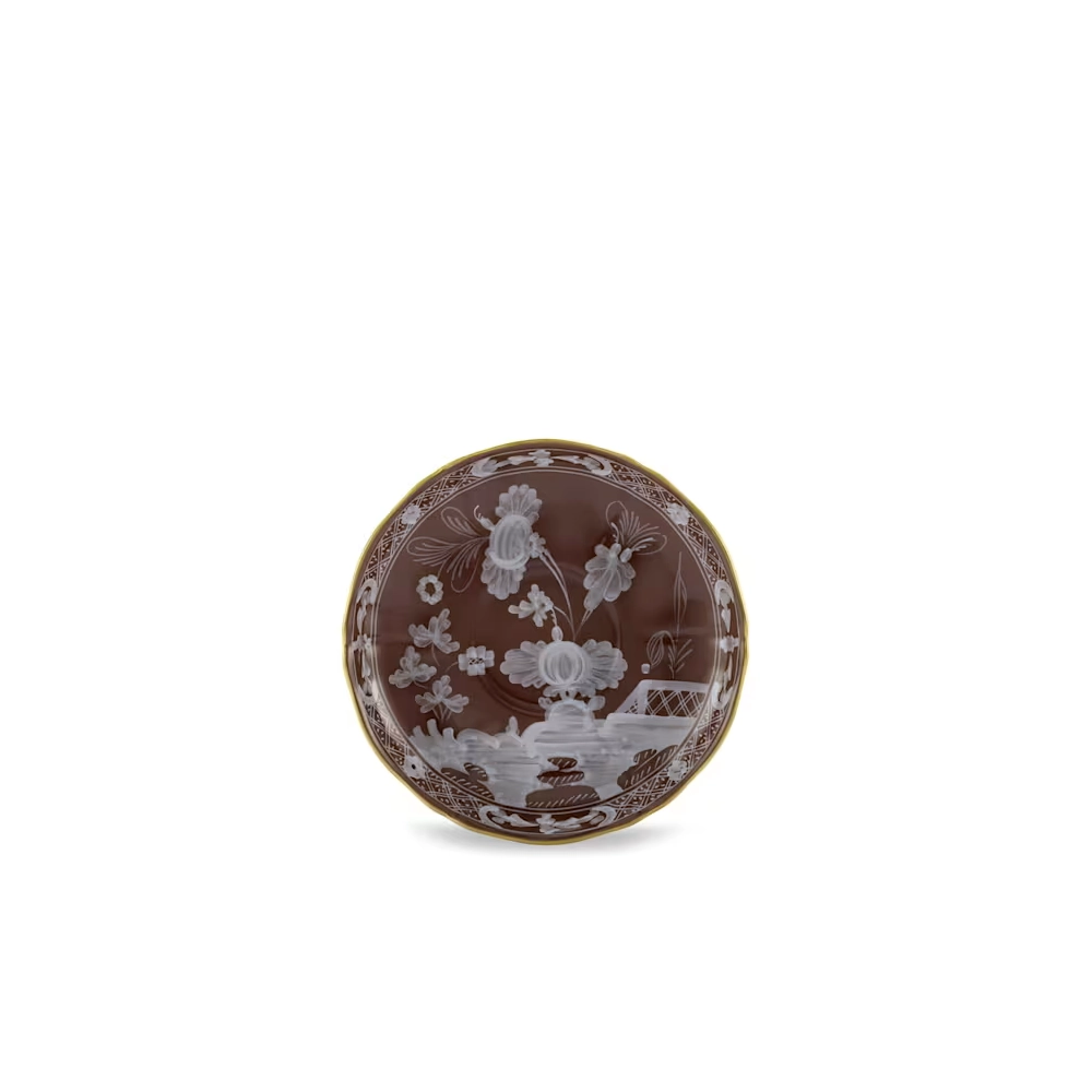 Oriente Italiano Castagna Tea Sauser by Ginori 1735