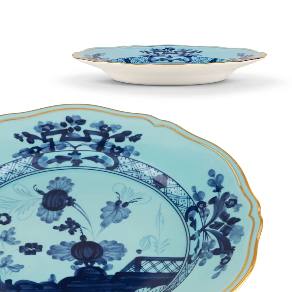 Oriente Italiano Iris Flat Dinner Plate by Ginori 1735