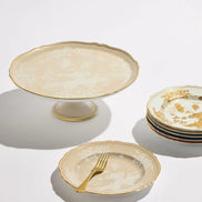 Oriente Italiano Meringa Cake Stand by Ginori 1735