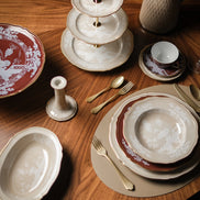 Oriente Italiano Meringa Charger Plate by Ginori 1735