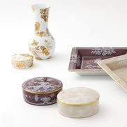 Oriente Italiano Meringa Trinket Box by Ginori 1735