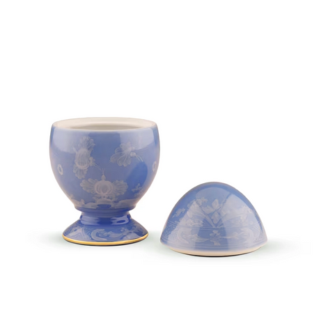 Oriente Italiano Pervinca Egg with cover by Ginori 1735