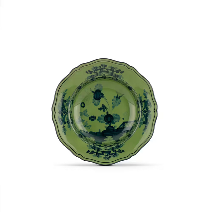 Oriente Italiano Malachite Soup Plate by Ginori 1735
