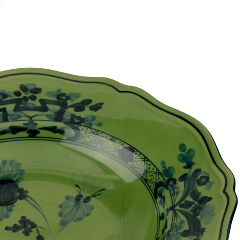 Oriente Italiano Malachite Soup Plate by Ginori 1735