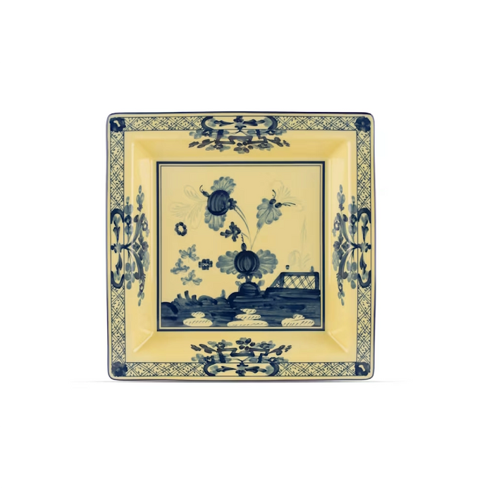 Oriente Italiano Citrino Large Square Change Tray by Ginori 1735