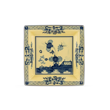 Oriente Italiano Citrino Large Square Change Tray by Ginori 1735