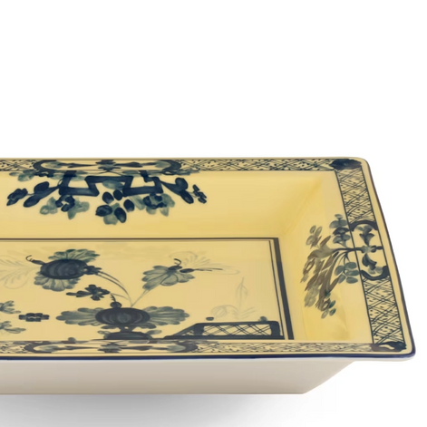 Oriente Italiano Citrino Large Square Change Tray by Ginori 1735