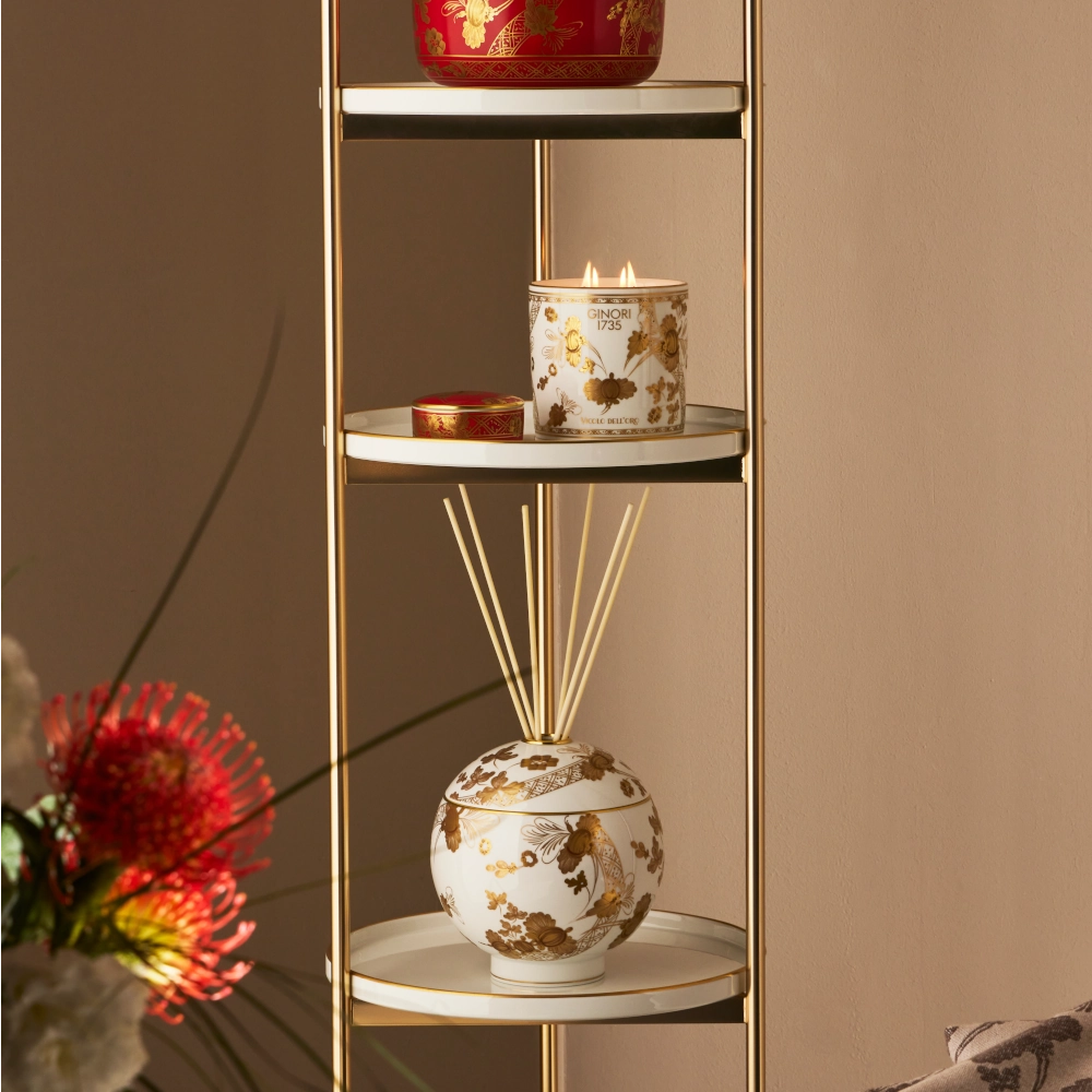 Oriente Italiano Gold Scented Candle – Vicolo Dell’Oro Fragrance by Ginori 1735