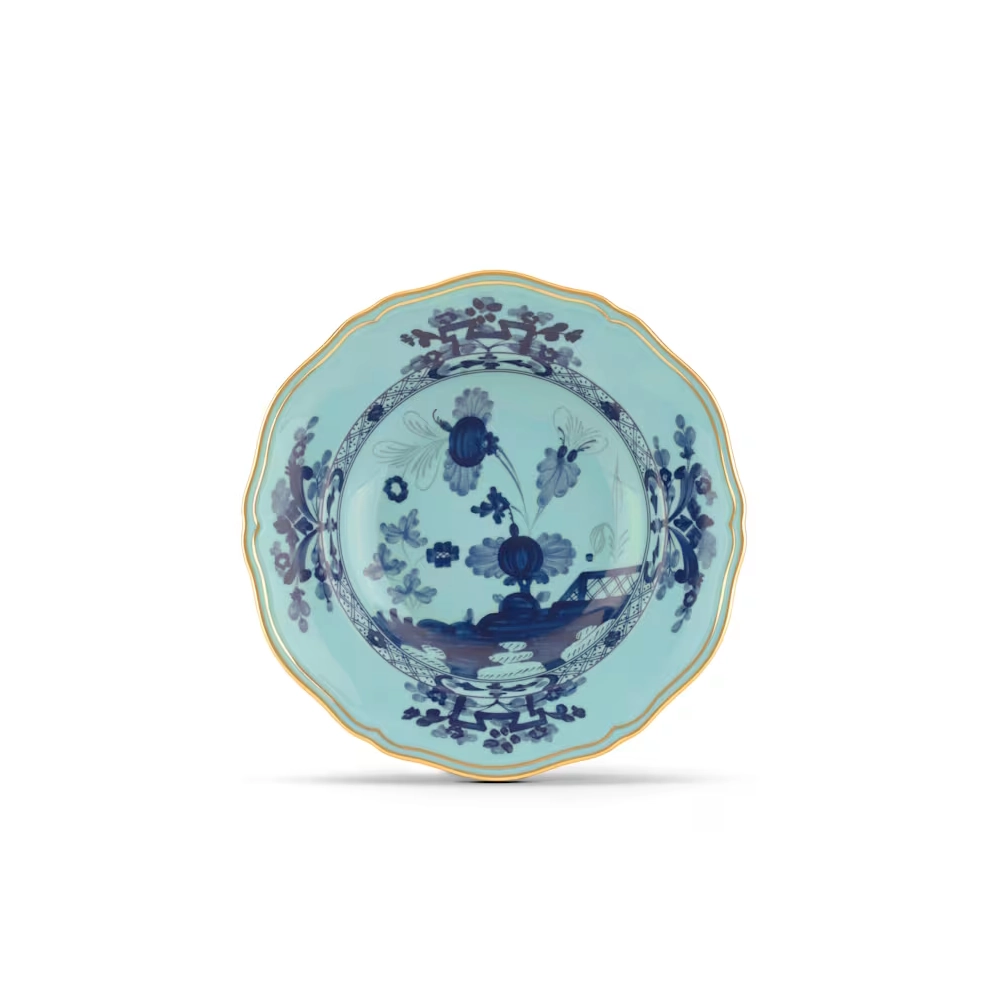 Oriente Italiano Iris Soup Plate by Ginori 1735