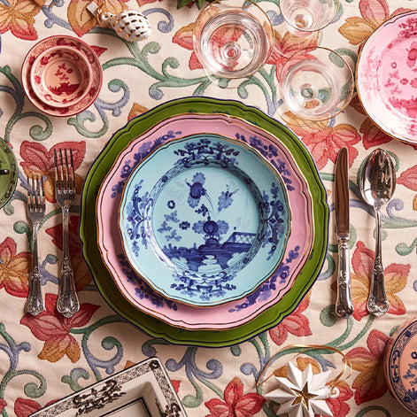 Oriente Italiano Iris Charger Plate by Ginori 1735