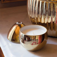 Golden egg scented candle