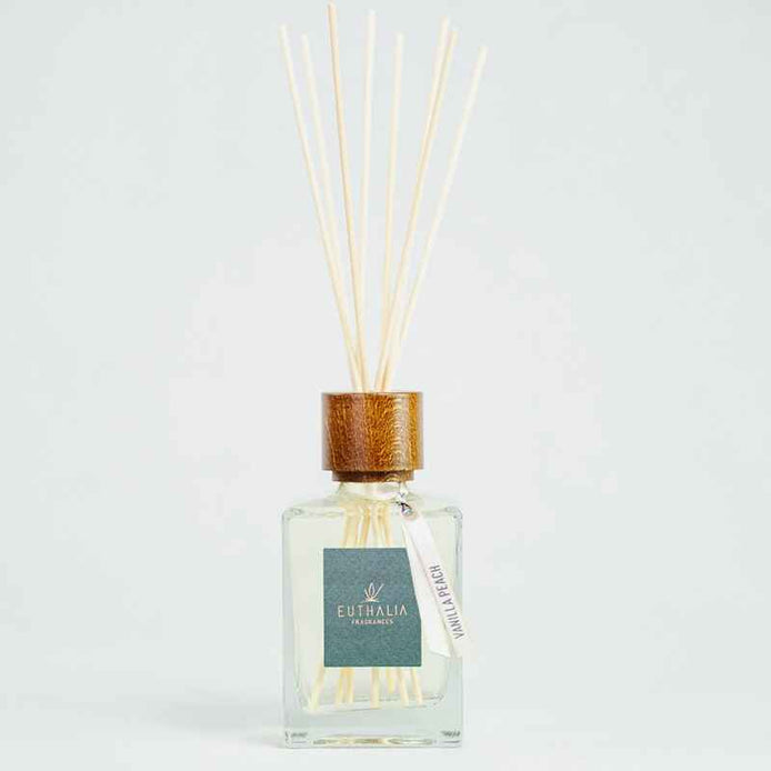 VANILLA PEACH Reed Diffuser by Euthalia