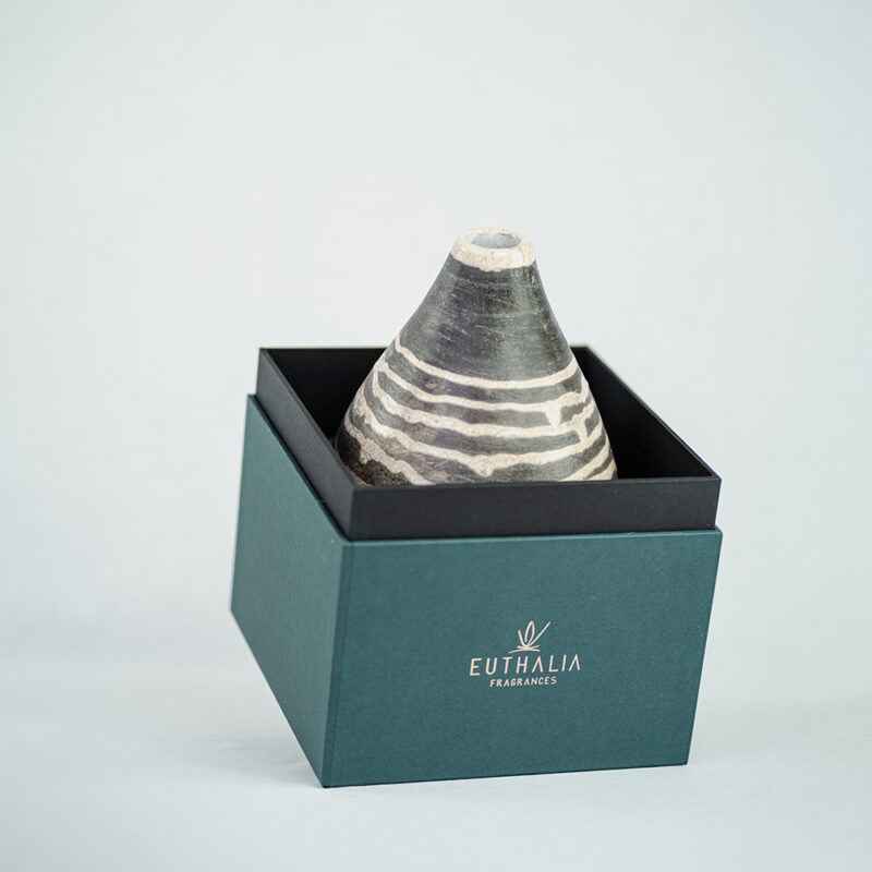 LONDON Raku Vase + Reed Diffuser Refill by Euthalia