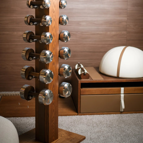 PENT. COLMIA™ Light Dumbbells Set with Vertical Rack