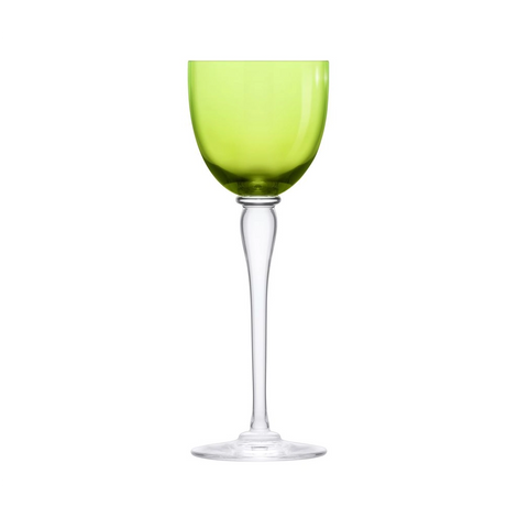 Saint-Louis Amadeus Chartreuse-Green Hock Glass