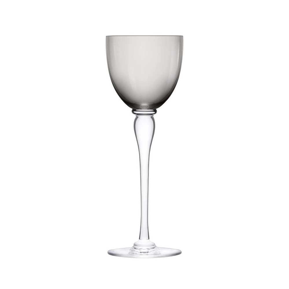 Saint-Louis Amadeus Flannel-Grey Hock Glass