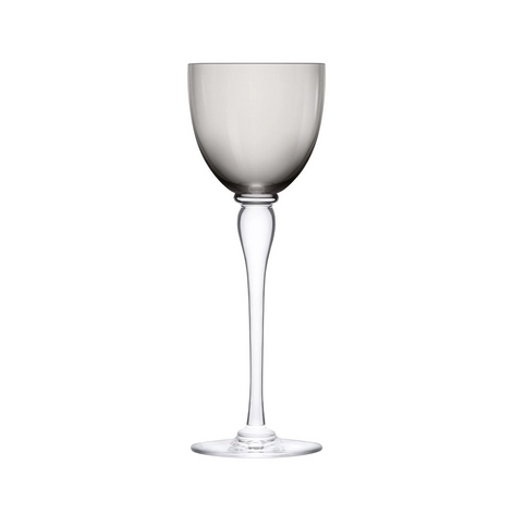 Saint-Louis Amadeus Flannel-Grey Hock Glass