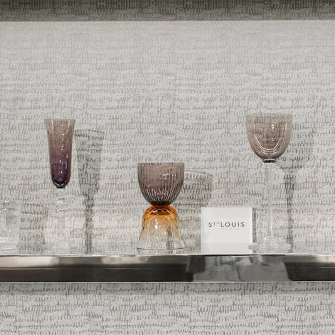 Saint-Louis Amadeus Amber Hock Glass
