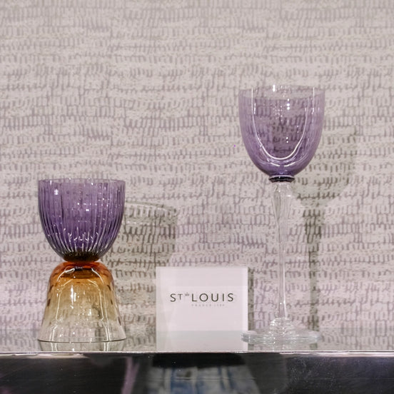 Saint-Louis Amadeus Purple Hock Glass