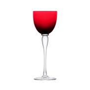 Saint-Louis Amadeus Red Hock Glass