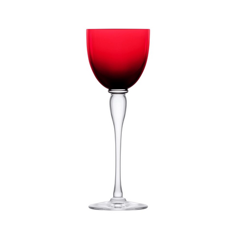 Saint-Louis Amadeus Red Hock Glass